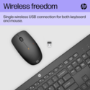 HP 235 Wireless Keyboard and Mouse Combo Black