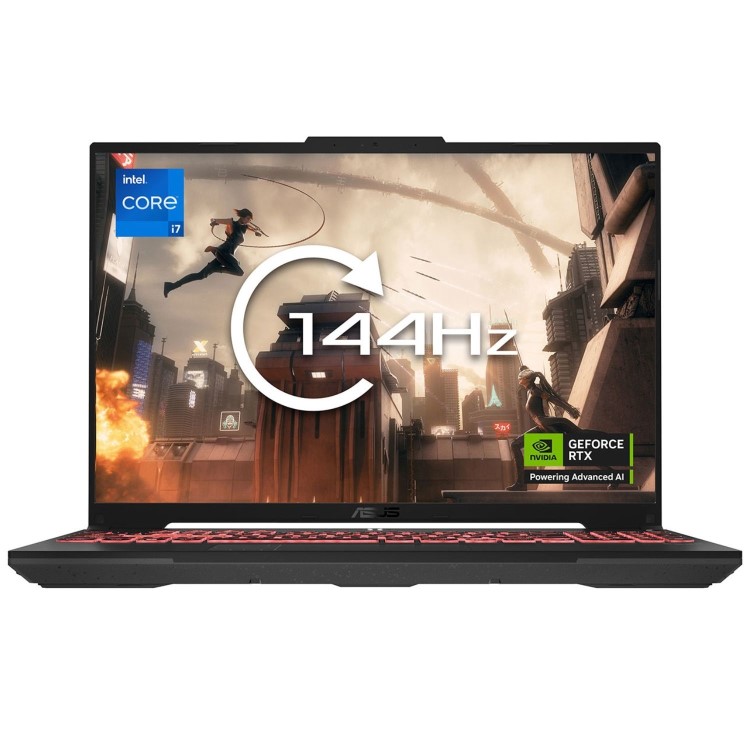 ASUS TUF FX607VU-RL033W Intel Core i7 16GB RAM 512GB SSD RTX 4050 144Hz 16 Inch Windows 11 Gaming Laptop
