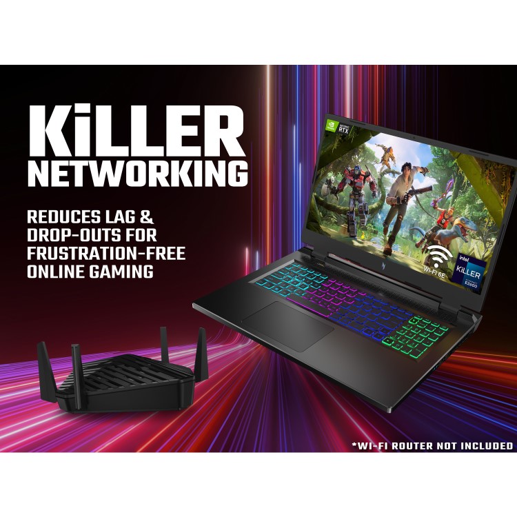 Acer Nitro 17 AMD Ryzen 7 16GB RAM 1TB SSD RTX 4060 165Hz 17.3 Inch QHD Windows 11 Gaming Laptop